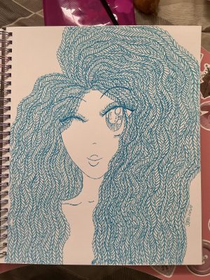 img_3003 Blue Fern Fro Girl (wink)